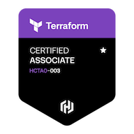Terraform Associate badge